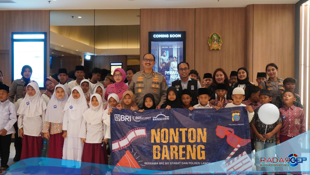 Kapolres Langkat Ajak Anak-anak Yatim Nonton Bareng di Bioskop